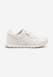 Białe Casualowe Buty Sportowe Sneakersy ze Skóry Naturalnej Revorea. Białe buty sportowe na co dzień męskie Born2be, z jeansu, bez zapięcia. Za 149.99 zł.