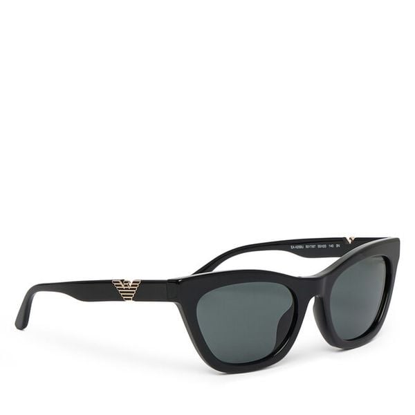 Okulary przeciwsłoneczne Emporio Armani. Czarne okulary przeciwsłoneczne damskie Emporio Armani. Za 648.99 zł.