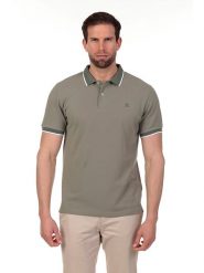 The Time of Bocha Koszulka polo w kolorze khaki rozmiar: M. Brązowe koszulki polo męskie The Time of Bocha, m, bez wzorów, z bawełny, bez ramiączek. Za 107.95 zł.