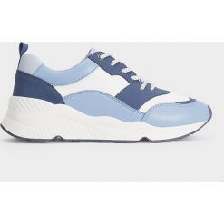 Parfois - Buty. Niebieskie buty sportowe na co dzień damskie Parfois, bez wzorów, z gumy. W wyprzedaży za 99.90 zł.