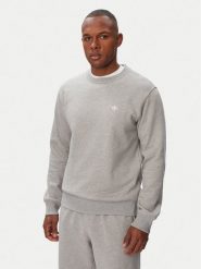Adidas Bluza Trefoil Essentials KS9813 Szary jasny Regular Fit. Szare bluzy bez kaptura męskie Adidas, m, z bawełny. Za 219.99 zł.