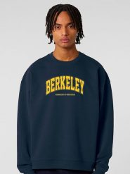 American Universities Bluza "Berkeley University" w kolorze granatowym rozmiar: XL. Niebieskie bluzy bez kaptura męskie American Universities, xl. Za 96.60 zł.