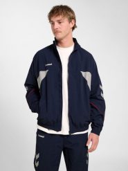 Kurtka z dresu Hummel World 26. Niebieskie kurtki męskie HUMMEL, l, bez wzorów, z dresówki, eleganckie, bez kaptura. Za 299.00 zł.