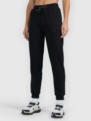 4F Spodnie dresowe w kolorze czarnym rozmiar: XL. Czarne spodnie dresowe damskie 4f, bez wzorów, z dresówki. Za 89.99 zł.
