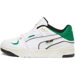 Buty do chodzenia męskie Puma Slipstream Bball. Białe buty sportowe na co dzień męskie Puma, z materiału, bez zapięcia. Za 252.00 zł.
