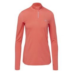 Damski top treningowy 1/4 z zamkiem błyskawicznym Martes Essentials Runlo. Brązowe topy sportowe damskie MARTES ESSENTIALS, l, bez wzorów, z elastanu, bez ramiączek. Za 92.35 zł.