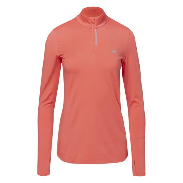 Damski top treningowy 1/4 z zamkiem błyskawicznym Martes Essentials Runlo. Brązowe topy sportowe damskie MARTES ESSENTIALS, l, bez wzorów, z elastanu, bez ramiączek. Za 92.35 zł.