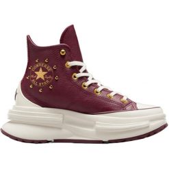 Buty sportowe Converse Run Star Legacy CX Platform Star Studded. Czerwone buty sportowe na co dzień damskie Converse, ze skóry ekologicznej, bez zapięcia. Za 690.00 zł.