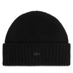 Czapka Lacoste. Czarne czapki zimowe damskie Lacoste. Za 329.99 zł.