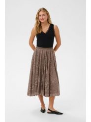 Cream Spódnica w kolorze brązowym rozmiar: L/XL. Brązowe spódniczki damskie Cream, l, bez wzorów, z tiulu, midi, proste. Za 100.52 zł.