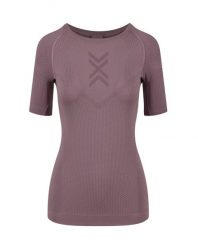 Koszulka biegowa damska X-Bionic Xceed Run Shirt Lavender. Fioletowe t-shirty damskie X BIONIC, l, bez wzorów, z dzianiny, bez kołnierzyka. Za 347.30 zł.