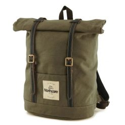 Plecak Northcore Canvas. Zielone plecaki damskie NORTHCORE, bez wzorów, eleganckie. Za 383.00 zł.