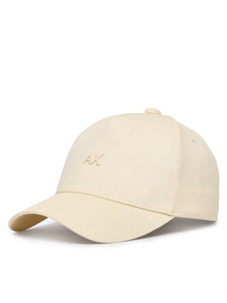 Armani Exchange Czapka z daszkiem XW001886 AF15502 U1003 Écru. Białe czapki z daszkiem damskie Armani Exchange, bez wzorów, z bawełny. Za 181.99 zł.