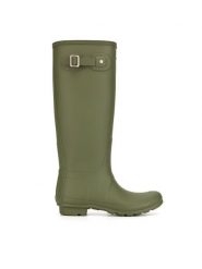Hunter Kalosze WFT1000RMA-OVL Khaki. Brązowe kalosze damskie Hunter, bez wzorów, z kauczuku. Za 429.99 zł.