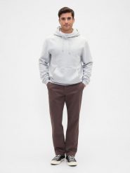 GAP Spodnie chino w kolorze brązowym rozmiar: W34/L34. Brązowe spodnie materiałowe męskie GAP, bez wzorów. Za 100.99 zł.