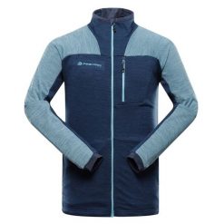 Bluza męska sportowa turystyczna Alpine Pro Onnec 3. Niebieskie bluzy bez kaptura męskie Alpine Pro, m. W wyprzedaży za 369.00 zł.