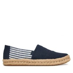Espadryle Toms. Niebieskie espadryle damskie Toms, bez wzorów, bez obcasa. Za 349.99 zł.