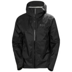 Damska kurtka wodoodporna Helly Hansen Verglas Micro Shell. Czarne kurtki damskie Helly Hansen, xs, bez wzorów, z materiału, bez kaptura. Za 732.50 zł.