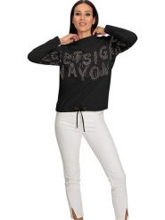 Heine Koszulka w kolorze czarnym rozmiar: 40. Czarne t-shirty damskie Heine, bez wzorów, bez kołnierzyka. Za 57.20 zł.