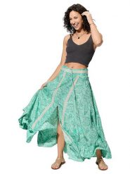 Ipanima Spódnica w kolorze zielonym rozmiar: 34-40. Zielone spódniczki damskie Ipanima, bez wzorów, maxi. Za 78.99 zł.