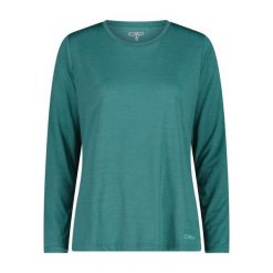 Koszulka damska turystyczna CMP 35N5566. Szare t-shirty damskie CMP, l, bez wzorów, z dżerseju, bez kołnierzyka. Za 79.99 zł.