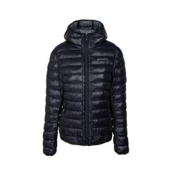 Kurtka puchowa damska BERGSON Berge1. Czarne kurtki damskie Bergson, s, bez wzorów, z puchu, bez kaptura. W wyprzedaży za 559.00 zł.