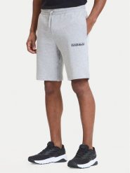 Napapijri Szorty sportowe N-Gori NP0A4IBQ Szary Regular Fit. Szare szorty sportowe męskie Napapijri, m, z bawełny. Za 359.99 zł.