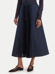 Weekend Max Mara Spódnica plisowana Folk 2615771011 Granatowy Regular Fit. Niebieskie spódniczki damskie Weekend Max Mara, s, bez wzorów, z syntetyku, plisowane. Za 939.99 zł.