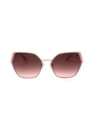 Guess Damskie okulary przeciwsłoneczne w kolorze srebrno-brązowo-jasnoróżowym rozmiar: 61. Brązowe okulary przeciwsłoneczne damskie Guess. Za 206.42 zł.