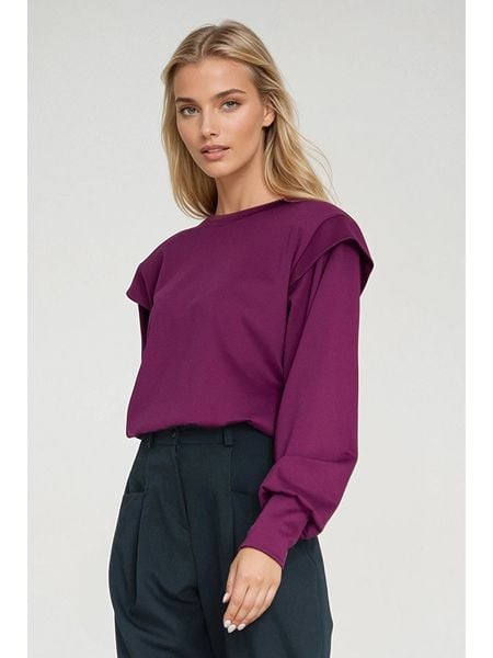 Nife Bluza w kolorze fioletowym rozmiar: 40. Różowe bluzy bez kaptura damskie Nife. Za 164.95 zł.