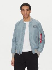 Alpha Industries Kurtka bomber MA-1 TTC Two Tone 126101 Niebieski Regular Fit. Niebieskie kurtki męskie Alpha Industries, l, bez wzorów, z syntetyku, bez kaptura. Za 379.99 zł.