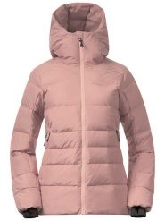 Bergans Puchowa kurtka narciarska w kolorze jasnoróżowym rozmiar: L. Różowe kurtki narciarskie i snowboardowe damskie Bergans, l, bez wzorów, z puchu, bez kaptura, narciarskie. Za 790.67 zł.