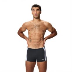 Spodenki pływackie męskie Speedo Solid Splice Aquashort. Czarne szorty sportowe męskie Speedo, m, na fitness i siłownię. Za 159.99 zł.