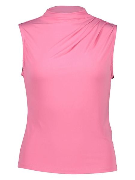 Pieces Bluzka w kolorze jasnoróżowym rozmiar: XL. Różowe bluzki damskie Pieces, xl, bez wzorów, bez kołnierzyka, bez ramiączek. Za 61.46 zł.