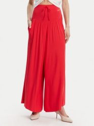 Liu Jo Beachwear Spodnie materiałowe VA5039 JS360 Czerwony Relaxed Fit. Czerwone spodnie materiałowe damskie Liu Jo Beachwear, bez wzorów, z materiału. Za 259.99 zł.