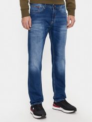 Tommy Jeans Jeansy Ryan DM0DM09551 Niebieski Straight Fit. Niebieskie jeansy męskie Tommy Jeans. Za 299.99 zł.