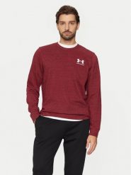 Under Armour Bluza Ua Rival Terry 1370404 Bordowy Relaxed Fit. Czerwone bluzy bez kaptura męskie Under Armour, m, z bawełny. Za 109.99 zł.