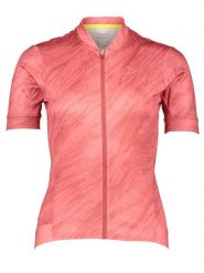 Craft Koszulka kolarska "Core Essence" w kolorze łososiowym rozmiar: S. Pomarańczowe bluzki sportowe damskie Craft, s, bez wzorów, z materiału, bez ramiączek. Za 110.04 zł.