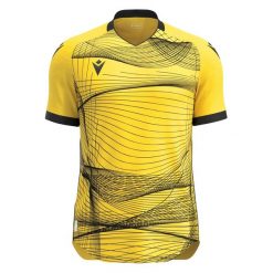 Koszulka Macron Wyvern Eco. Czarne t-shirty sportowe męskie Macron, na lato, l, z dzianiny, bez ramiączek, do piłki nożnej. Za 265.50 zł.