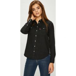 Levi's - Koszula. Czarne koszule damskie Levi's, m, bez wzorów, z bawełny, casualowe, bez kołnierzyka, bez ramiączek. W wyprzedaży za 199.90 zł.