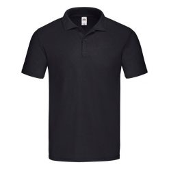 Oryginalna Koszulka Polo Dla Dorosłych Unisex. Niebieskie koszulki polo męskie Fruit of the Loom, m, bez wzorów, z bawełny, bez ramiączek. Za 68.99 zł.