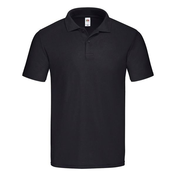 Oryginalna Koszulka Polo Dla Dorosłych Unisex. Niebieskie koszulki polo męskie Fruit of the Loom, l, bez wzorów, z bawełny, bez ramiączek. Za 102.99 zł.