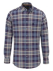 FYNCH-HATTON Koszula - Casual fit - w kolorze granatowym rozmiar: M. Niebieskie koszule męskie Fynch-Hatton, m, bez wzorów, z bawełny, bez kołnierzyka, bez ramiączek. Za 100.99 zł.