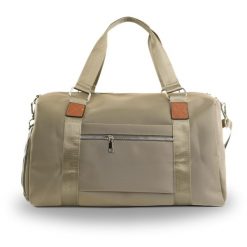 Torba podróżna weekendowa Solier FB51 Rimma khaki. Brązowe torby podróżne damskie Solier, bez wzorów, z materiału, duże. Za 219.00 zł.