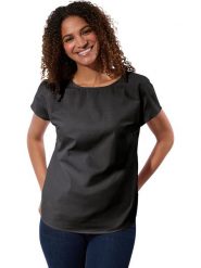 WITT WEIDEN Bluzka w kolorze czarnym rozmiar: 44. Czarne bluzki damskie WITT WEIDEN, bez wzorów, bez kołnierzyka, bez ramiączek. Za 34.99 zł.