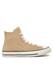 Converse Trampki Chuck Taylor All Star Suede Hi A10416C Brązowy. Brązowe trampki i tenisówki damskie Converse, bez wzorów, ze skóry. Za 249.99 zł.
