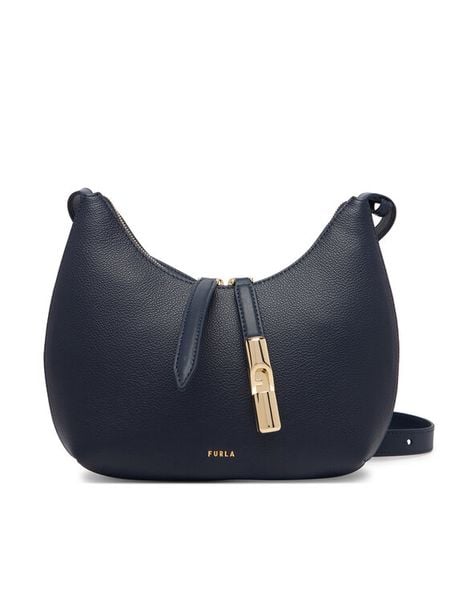 Furla Torebka Goccia S WB01500 BX3353 KH 4852S Granatowy. Niebieskie torebki klasyczne damskie Furla, bez wzorów, ze skóry, bez dodatków. Za 1,319.00 zł.