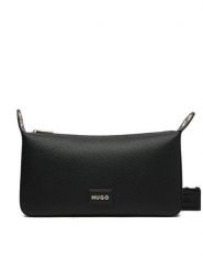 HUGO Torebka 50557850 Czarny. Czarne listonoszki damskie Hugo, bez wzorów, ze skóry, bez dodatków. Za 699.99 zł.