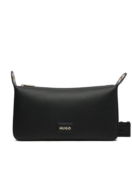 HUGO Torebka 50557850 Czarny. Czarne listonoszki damskie Hugo, bez wzorów, ze skóry, bez dodatków. Za 699.99 zł.