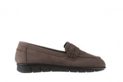 Półbuty Bayla-196 168201 D86 196012, Szary, Skóra naturalna - 37. Szare półbuty damskie Bayla, bez wzorów, ze skóry, klasyczne, bez obcasa. W wyprzedaży za 134.10 zł.